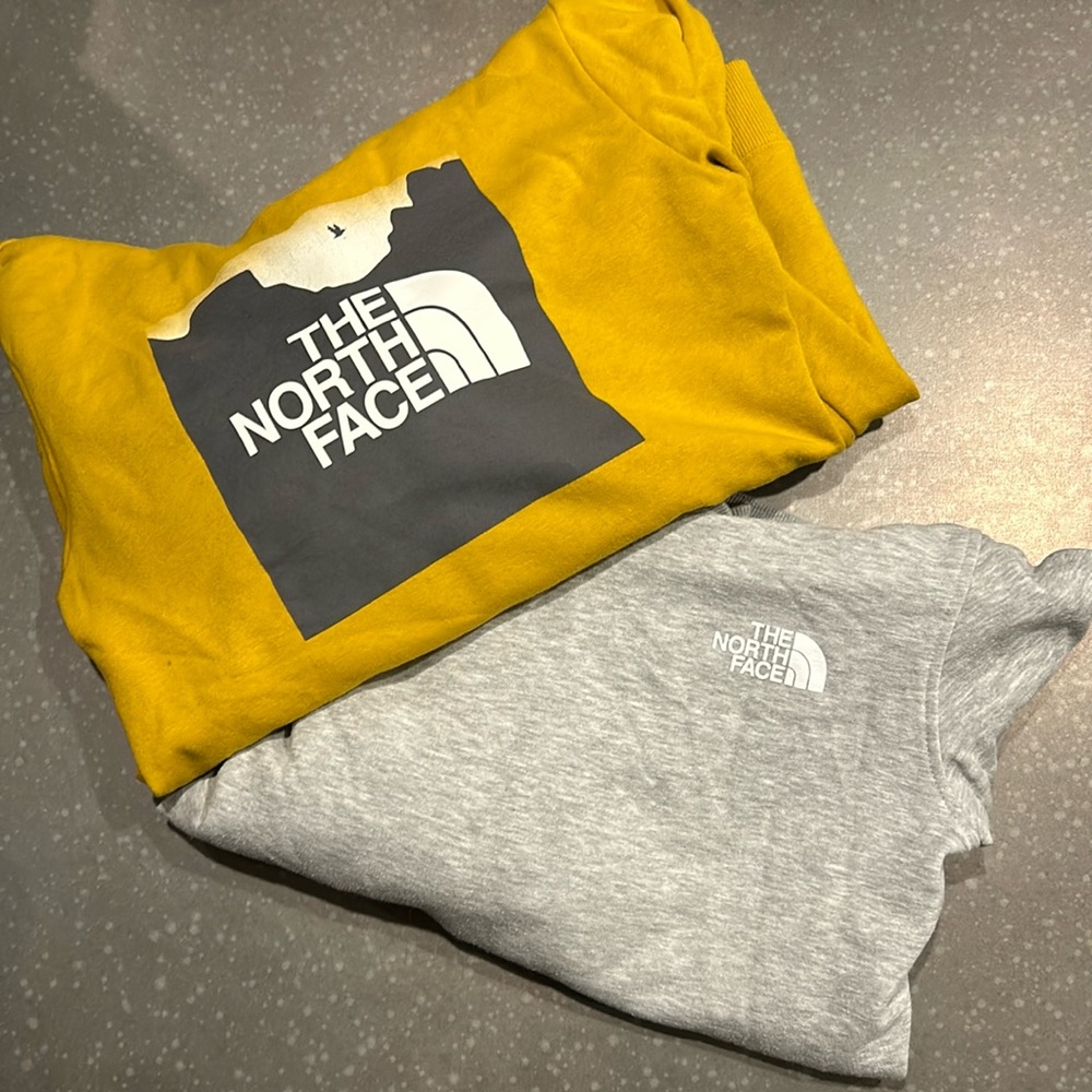Boys northface hoodies size large